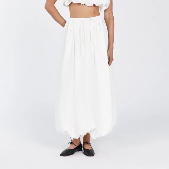 DISSH White Balloon-Hem Skirt Monty - Picture 4 of 6